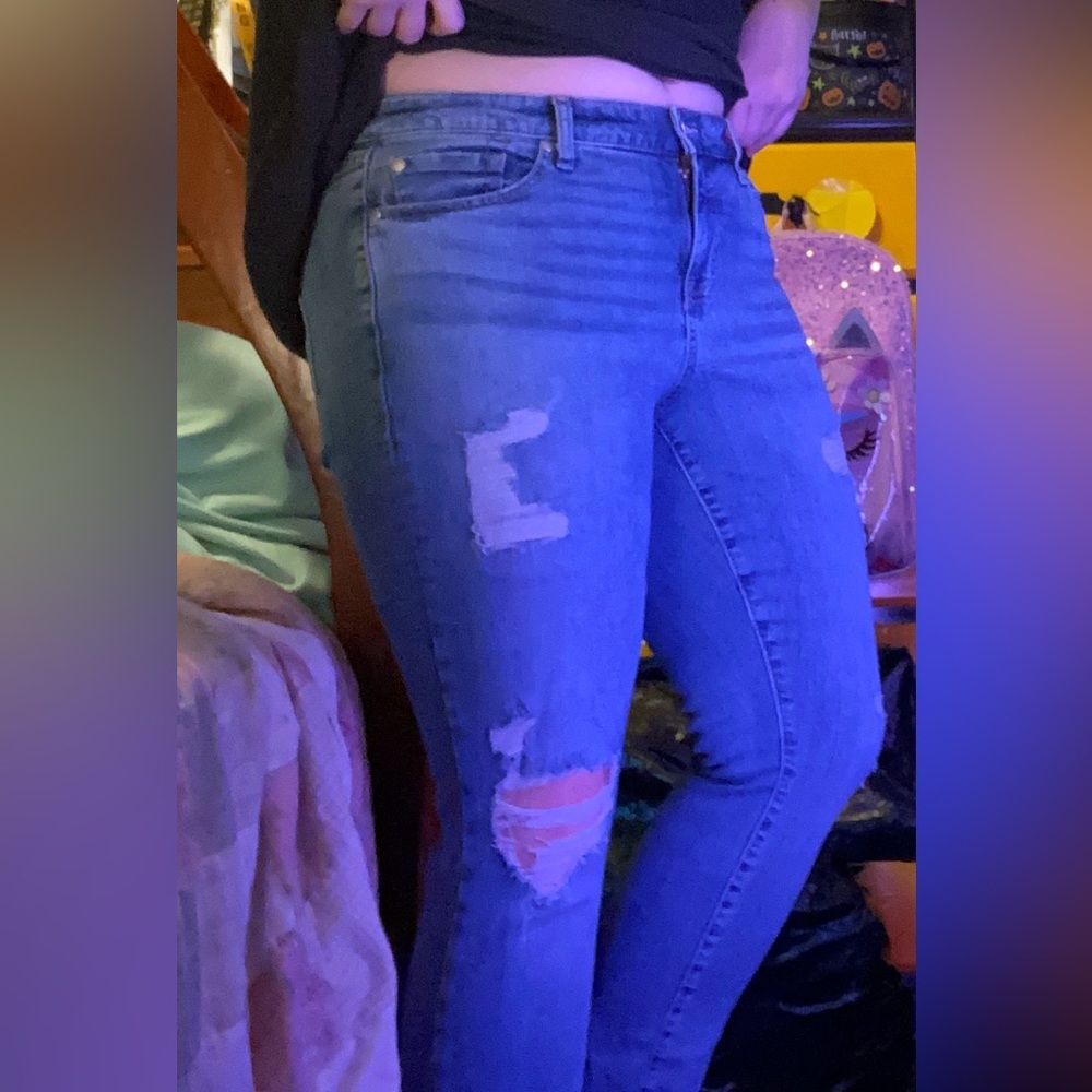 Torrid ripped Boyfriend jeans